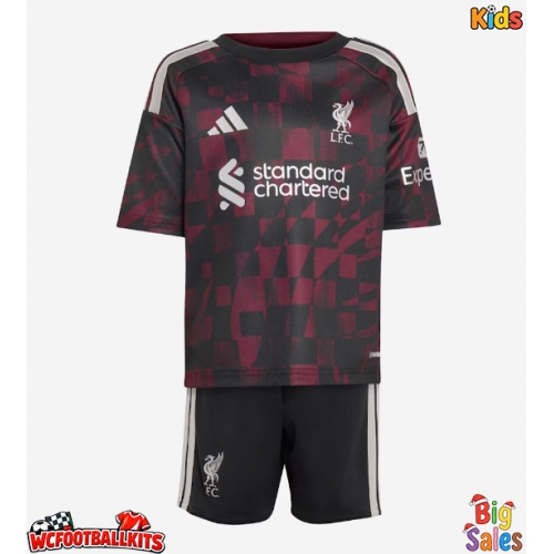 Liverpool Florian Wirtz #7 Replica Third Stadium Kit for Kids 2026-27 Short Sleeve (+ pants)